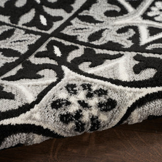 The Rug Corner Nourison Home Aloha ALH34 BLKWT Area Rugs  