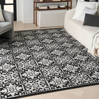 The Rug Corner Nourison Home Aloha ALH34 BLKWT Area Rugs  