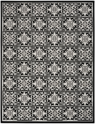 The Rug Corner Nourison Home Aloha ALH34 BLKWT Area Rugs  