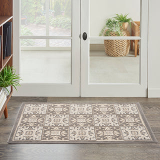 Nourison Home - Aloha Ivory/Green Area Rug ALH34