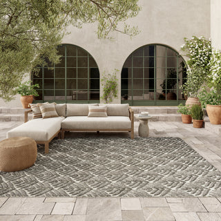 The Rug Corner Nourison Home Nourison Home - Aloha Charcoal Area Rug ALH35  