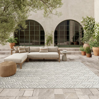 The Rug Corner Nourison Home Aloha ALH35 GREY Area Rugs  