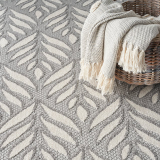 The Rug Corner Nourison Home Aloha ALH35 GREY Area Rugs  