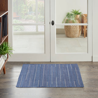 The Rug Corner Nourison Home Nourison Home - Interweave Navy Area Rug IWV01  
