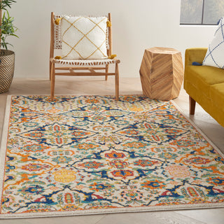The Rug Corner Nourison Home Nourison Home - Allur Ivory/Multi-Color Area Rug ALR03  