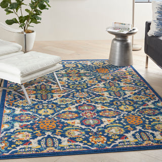 The Rug Corner Nourison Home Allur ALR03 NAVMT Area Rugs  
