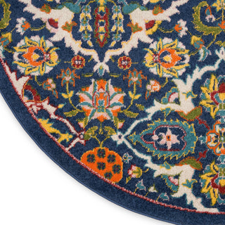 The Rug Corner Nourison Home Allur ALR03 NAVMT Area Rugs  
