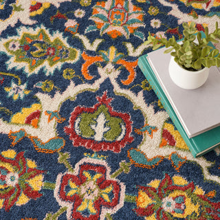 The Rug Corner Nourison Home Allur ALR03 NAVMT Area Rugs  
