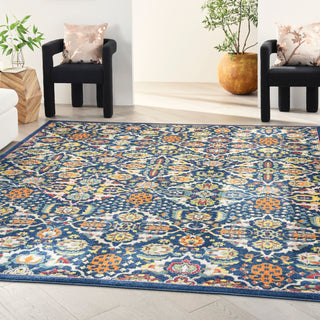 The Rug Corner Nourison Home Allur ALR03 NAVMT Area Rugs  