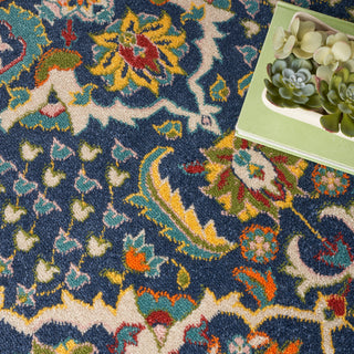 The Rug Corner Nourison Home Allur ALR03 NAVMT Area Rugs  