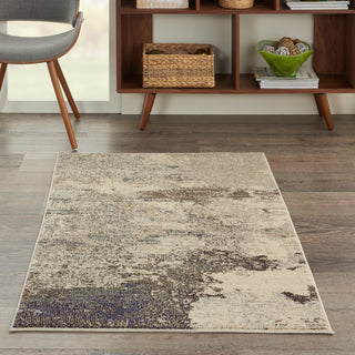 The Rug Corner Nourison Home Celestial CES02 IVGRY Area Rugs  