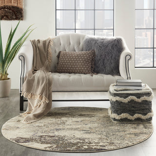 The Rug Corner Nourison Home Celestial CES02 IVGRY Area Rugs  