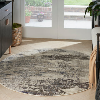 The Rug Corner Nourison Home Celestial CES02 IVGRY Area Rugs  