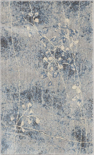 The Rug Corner Nourison Home Nourison Home - Somerset Silver/Blue Area Rug ST74  