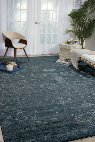 The Rug Corner Nourison Home Nourison Home - Silk Shadows Blue Area Rug SHA15  