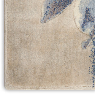 The Rug Corner Nourison Home Nourison Home - Somerset Ivory/Blue Area Rug ST18  