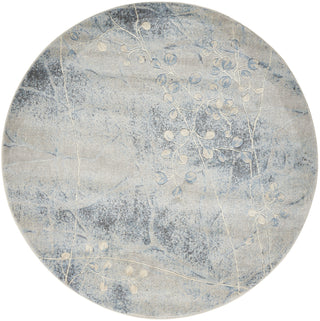 The Rug Corner Nourison Home Nourison Home - Somerset Silver/Blue Area Rug ST74  