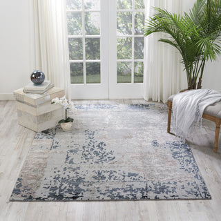 Nourison Home - Silk Shadows Silver/Grey Area Rug SHA16