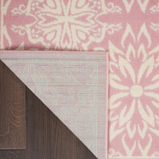 The Rug Corner Nourison Home Nourison Home - Jubilant Ivory/Pink Area Rug JUB06  