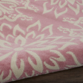 The Rug Corner Nourison Home Nourison Home - Jubilant Ivory/Pink Area Rug JUB06  
