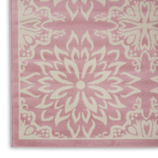 The Rug Corner Nourison Home Nourison Home - Jubilant Ivory/Pink Area Rug JUB06  