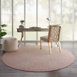 The Rug Corner Nourison Home Nourison Home - Jubilant Ivory/Pink Area Rug JUB06  
