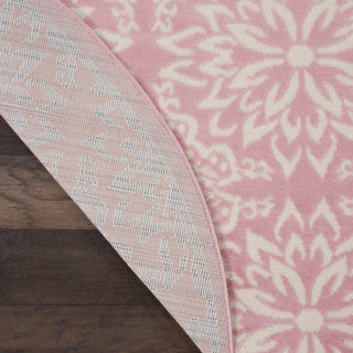 The Rug Corner Nourison Home Nourison Home - Jubilant Ivory/Pink Area Rug JUB06  