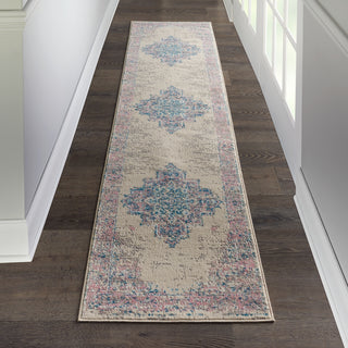 The Rug Corner Nourison Home Grafix GRF14 IVPNK Area Rugs  