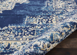 The Rug Corner Nourison Home Nourison Home - Grafix Navy/Blue Area Rug GRF14  