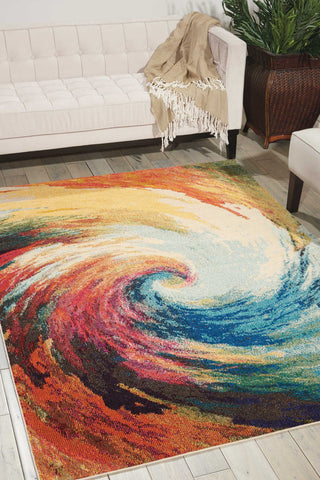 The Rug Corner Nourison Home Celestial CES07 WAVE Area Rugs  
