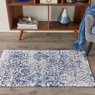 The Rug Corner Nourison Home Damask DAS06 IVNAV Area Rugs  