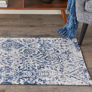 The Rug Corner Nourison Home Damask DAS06 IVNAV Area Rugs  
