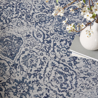 The Rug Corner Nourison Home Damask DAS06 IVNAV Area Rugs  