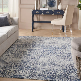The Rug Corner Nourison Home Damask DAS06 IVNAV Area Rugs  