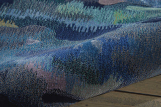 Nourison Home - Prismatic Silver/Blue Area Rug PRS09