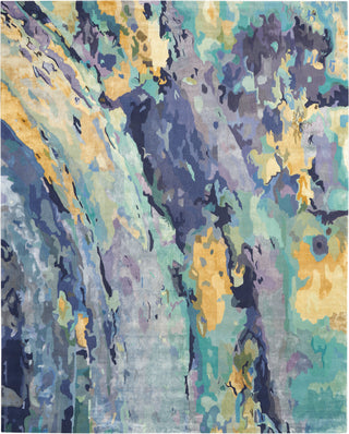 Nourison Home - Prismatic Silver/Blue Area Rug PRS09