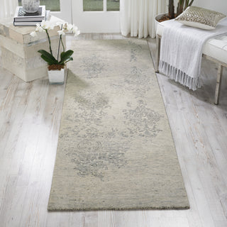 The Rug Corner Nourison Home Nourison Home - Silk Shadows Ivory/Silver Area Rug SHA14  