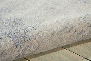 The Rug Corner Nourison Home Nourison Home - Silk Shadows Ivory/Silver Area Rug SHA14  