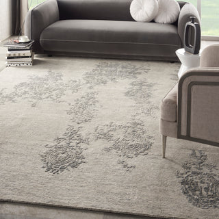 The Rug Corner Nourison Home Nourison Home - Silk Shadows Ivory/Silver Area Rug SHA14  