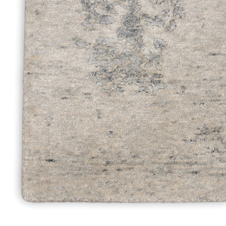 The Rug Corner Nourison Home Nourison Home - Silk Shadows Ivory/Silver Area Rug SHA14  