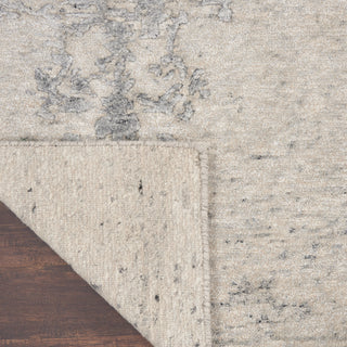 The Rug Corner Nourison Home Nourison Home - Silk Shadows Ivory/Silver Area Rug SHA14  