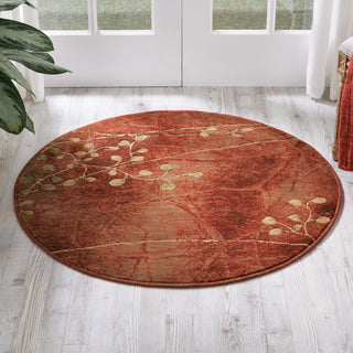 The Rug Corner Nourison Home Nourison Home - Somerset Flame Area Rug ST74  