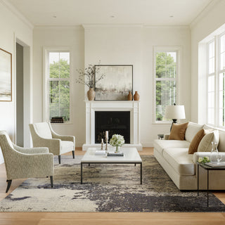 The Rug Corner Nourison Home Celestial CES02 IVGRY Area Rugs  