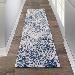 The Rug Corner Nourison Home Damask DAS06 IVNAV Area Rugs  