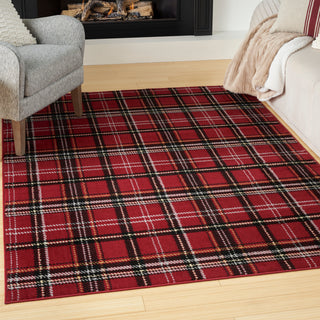 The Rug Corner Nourison Home Grafix GRF03 RED Area Rugs  