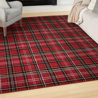 The Rug Corner Nourison Home Grafix GRF03 RED Area Rugs  