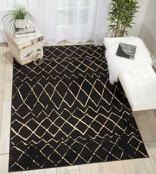 The Rug Corner Nourison Home Nourison Home - Grafix Black Area Rug GRF04  