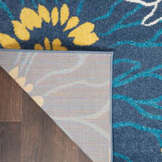 The Rug Corner Nourison Home Nourison Home - Passion Blue Area Rug PSN17  