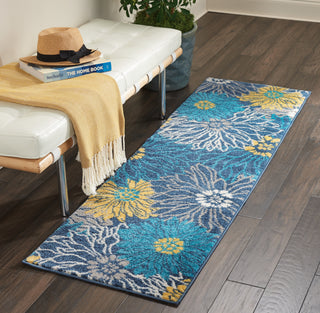 The Rug Corner Nourison Home Nourison Home - Passion Blue Area Rug PSN17  