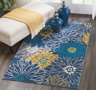 The Rug Corner Nourison Home Nourison Home - Passion Blue Area Rug PSN17  